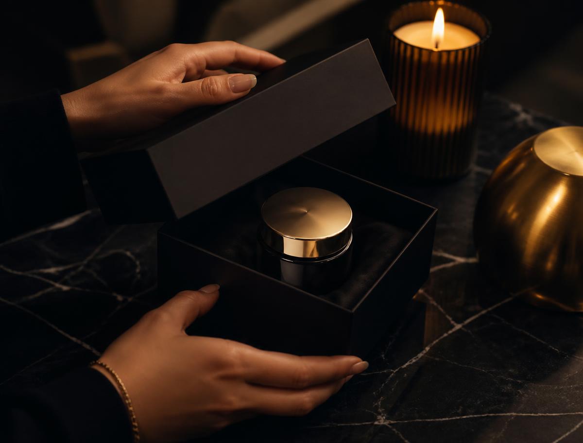 Luxe product wordt thuis uitgepakt